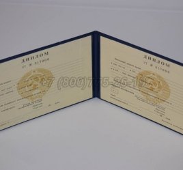 Диплом Техникума Украинской ССР в Махачкале