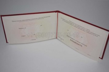 Диплом Кандидата Наук 2017г в Махачкале