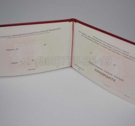 Диплом Кандидата Наук 2023г в Махачкале
