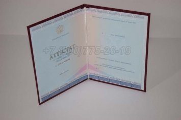 Аттестат За 11 Класс 2018г Золото СпецБланк в Махачкале